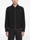 Second / Layer Herman Contrast-stitch Jacket In Black