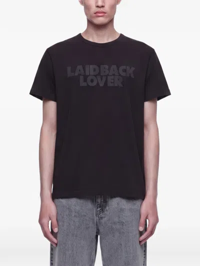 Second / Layer Laidback Lover T-shirt In Black