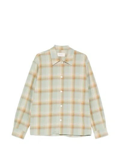 Second / Layer Logan Ombre Checked Shirt In Multi