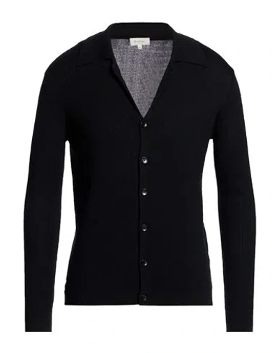 Second / Layer Man Cardigan Black Size Xl Merino Wool