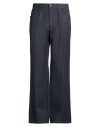 Second / Layer Man Pants Charcoal Size 36 Polyester In Blue
