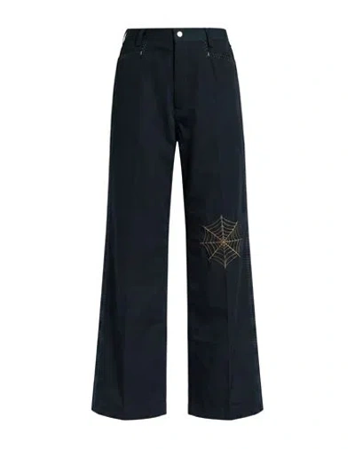 Second / Layer Man Pants Navy Size 34 Polyester, Cotton In Blue