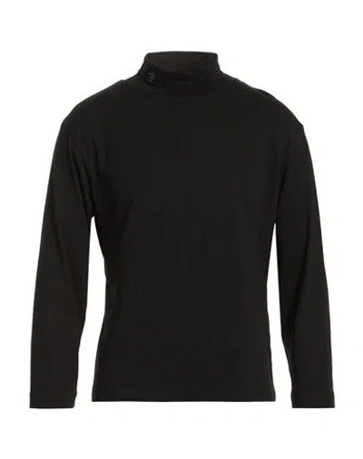 Second / Layer Man T-shirt Black Size L Cotton