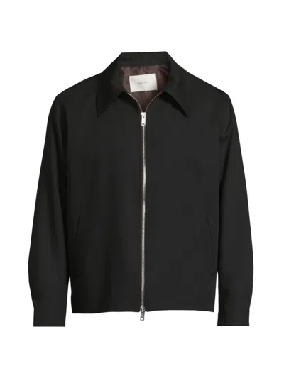 Second / Layer Men's Ziggy Wool Work Jacket In Black