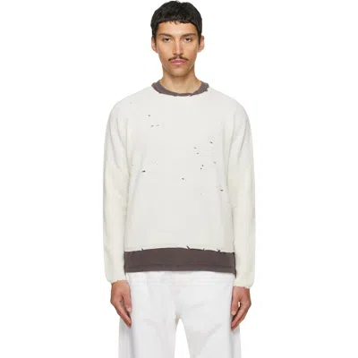 Second / Layer Off-white Friends Pullover Sweater
