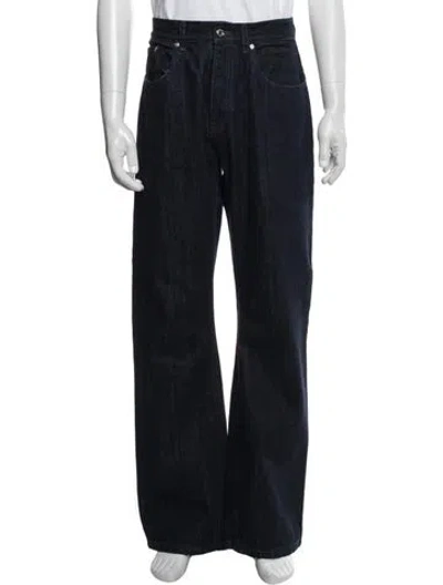 Pre-owned Second / Layer Pants In Blue