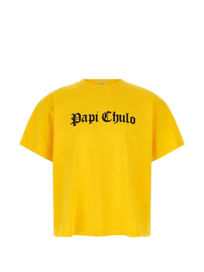 SECOND / LAYER PAPI CHULO SLOGAN-PRINT T-SHIRT