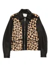 Second / Layer Phreak Leopard-print Jacket In Multi