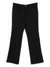 Second / Layer Pinstripe Trousers In Black