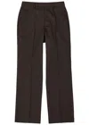 SECOND / LAYER PRIMO STRAIGHT-LEG TWILL TROUSERS