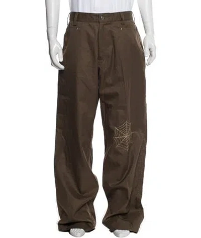 Pre-owned Second / Layer Printed Pants W/ Tags In Brown