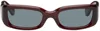 SECOND / LAYER RED 'THE REV' SUNGLASSES