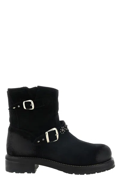 Second / Layer 'rider' Ankle Boot In Black