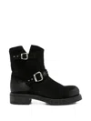 Second / Layer Rider Buckled Boots In Black