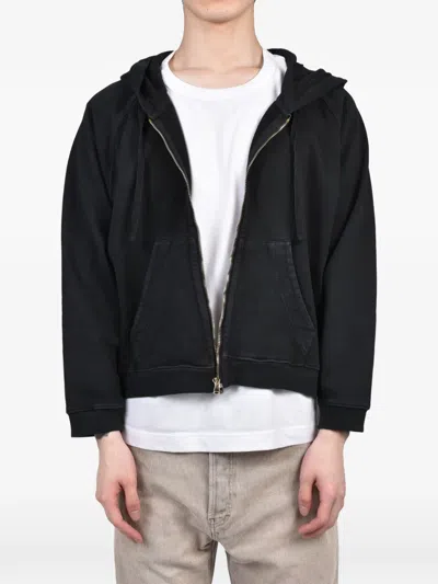 Second / Layer Rola Zip-up Hoodie In Black