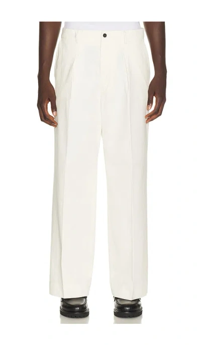 Second / Layer Saico Trouser In White