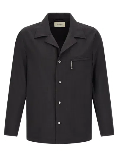 Second / Layer Second/layer 'fairmont Safari' Shirt In Gray
