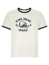 Second / Layer Second/layer 'flick, Spark, Inhale Ringer' T-shirt In Black