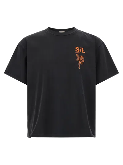Second / Layer Second/layer 'girls Girls Girls' T-shirt In Black