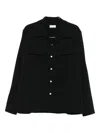 Second / Layer Double-pocket Shirt In Black