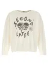 Second / Layer Second/layer 'skull' T-shirt In White