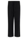 Second / Layer Team Drawstring Trousers In Black