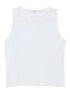 Second / Layer Sleeveless Tank Top In White