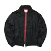Second / Layer Second Layer Silky Bomber Jacket Black In Black
