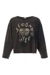 Second / Layer Second/layer 'skull' T-shirt In Black