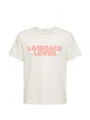 Second / Layer Second Layer Laidback Lover Printed Cotton T-shirt In White