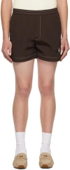 Second / Layer Ssense Exclusive Black 'el Cruiser' Shorts In Black