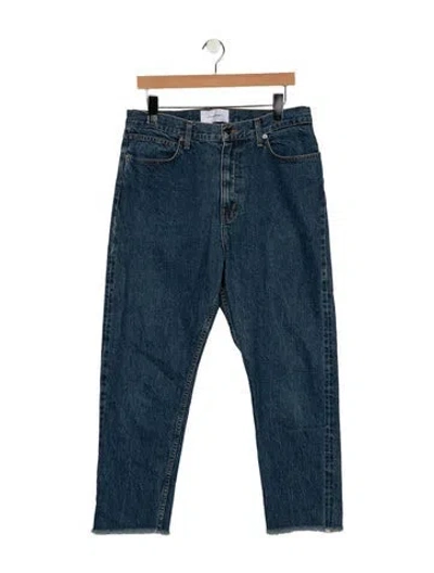 Pre-owned Second / Layer Straight-leg Jeans In Blue