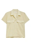 Second / Layer Second Layer Stripe Camp Shirt In Yellow Stripe 3068