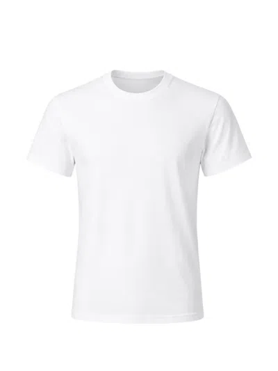 Second / Layer 圆领t恤 In White