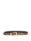 Second / Layer The Doc Leopard-print Belt In Multi