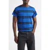 Second / Layer Second Layer Ultimo Stripe Cotton & Cashmere T-shirt In Multi