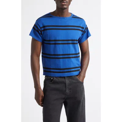 Second / Layer Second Layer Ultimo Stripe Cotton & Cashmere T-shirt In Multi