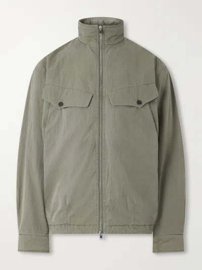 Second / Layer Vet Cotton-blend Ripstop Jacket In Green
