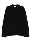 Second / Layer Black V-neck Knitted Cardigan