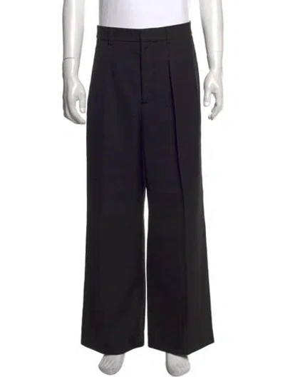 Pre-owned Second / Layer Wool Dress Pants In Black