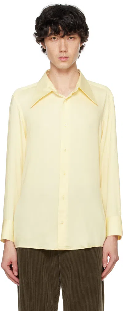 Second / Layer Yellow Ace 2 Shirt In Creme