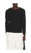Second / Layer Black Zero Thermal Long Sleeve T-shirt In Black