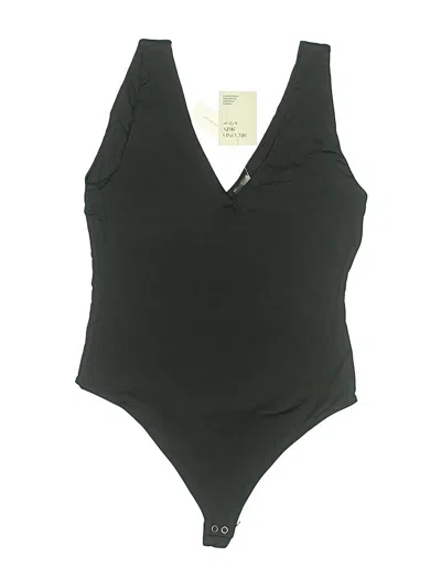 Pre-owned Second Skin Bodysuit In Black