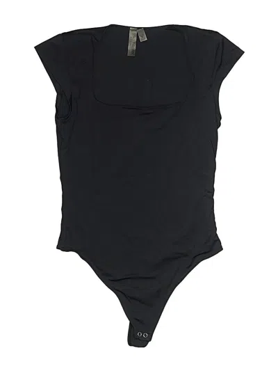 Pre-owned Second Skin Bodysuit In Black
