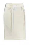 Second Skin By Rd Style Stretch Midi Skirt In Eggshell In White