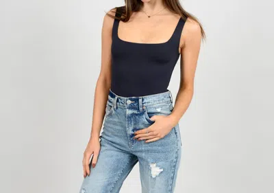 Second Skin By Rd Style Tia Scoop Neck Bodysuit In Black