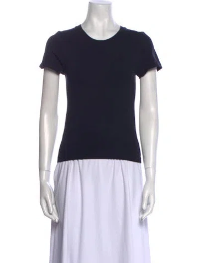 Pre-owned Second Skin Overalls Nylon Crew Neck T-shirt In Blue