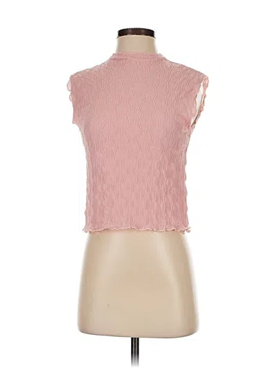 Pre-owned Second Skin Sleeveless Blouse In Pink