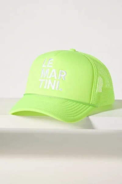 Secret Charm Le Drinks Trucker Hat In Green