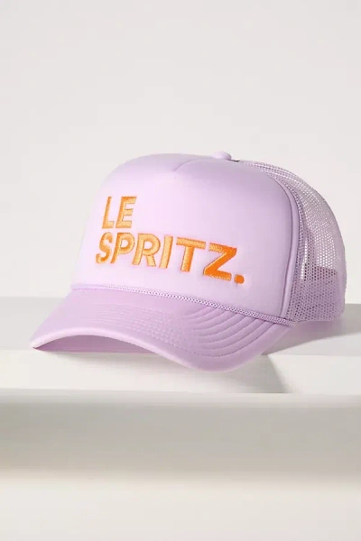 Secret Charm Le Drinks Trucker Hat In Purple